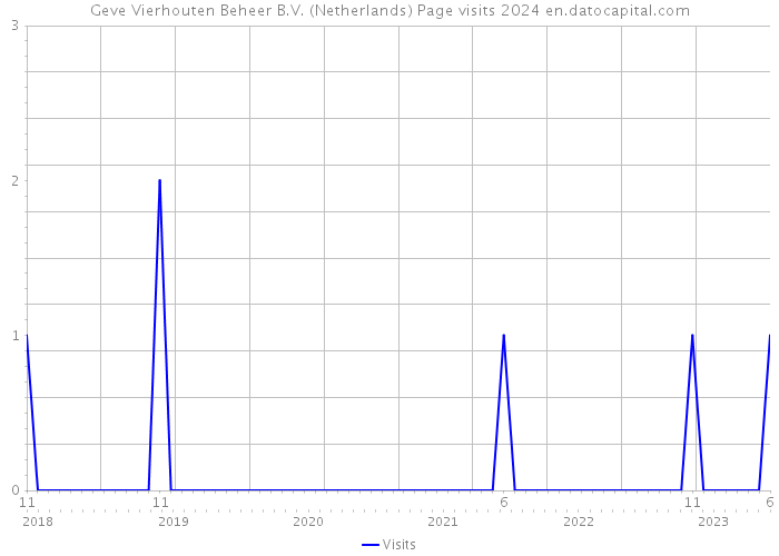 Geve Vierhouten Beheer B.V. (Netherlands) Page visits 2024 
