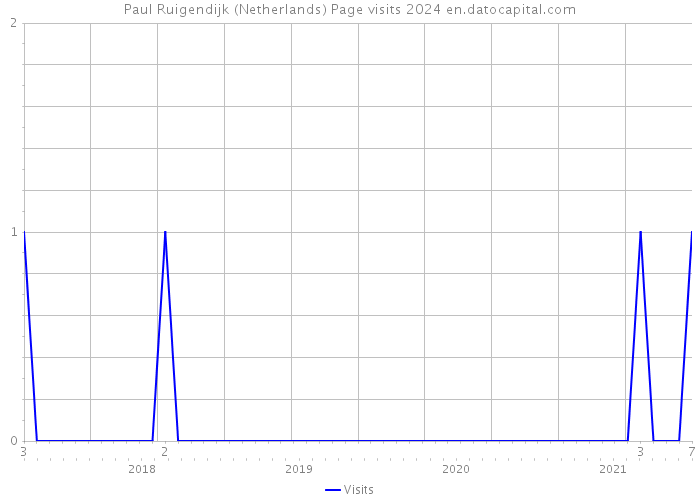 Paul Ruigendijk (Netherlands) Page visits 2024 