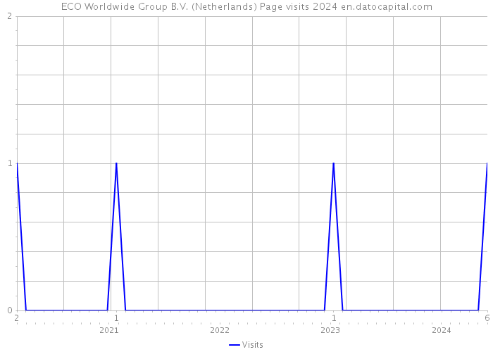 ECO Worldwide Group B.V. (Netherlands) Page visits 2024 