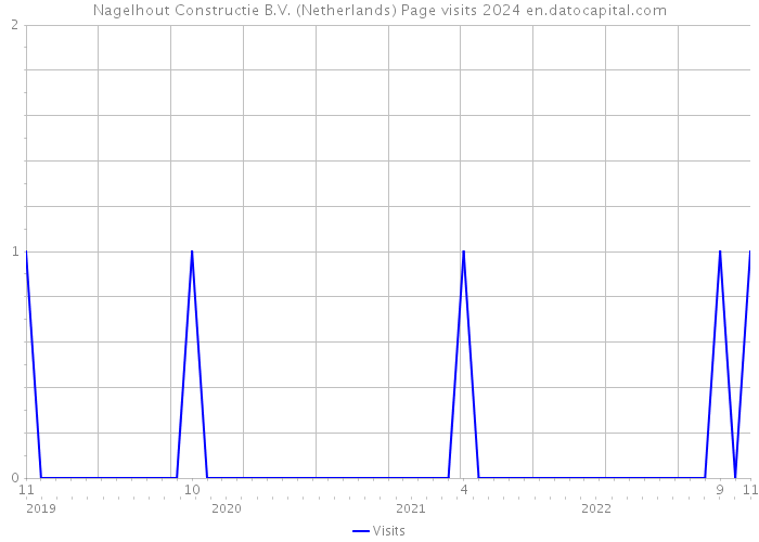 Nagelhout Constructie B.V. (Netherlands) Page visits 2024 
