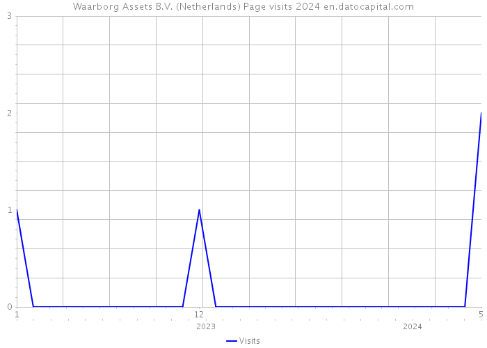 Waarborg Assets B.V. (Netherlands) Page visits 2024 