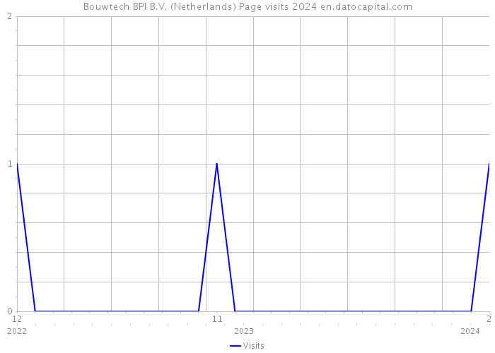 Bouwtech BPI B.V. (Netherlands) Page visits 2024 