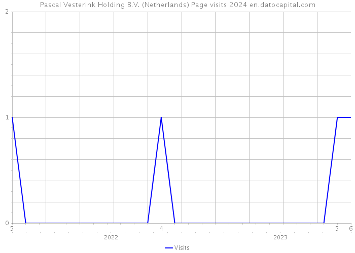 Pascal Vesterink Holding B.V. (Netherlands) Page visits 2024 