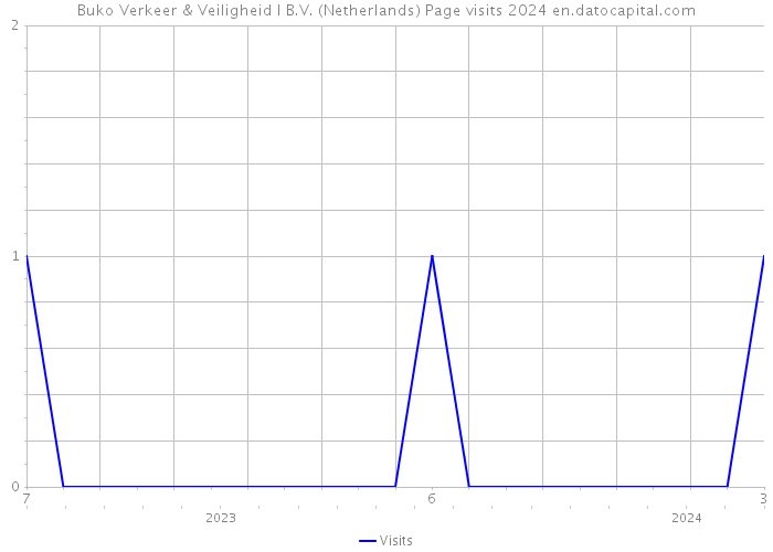 Buko Verkeer & Veiligheid I B.V. (Netherlands) Page visits 2024 