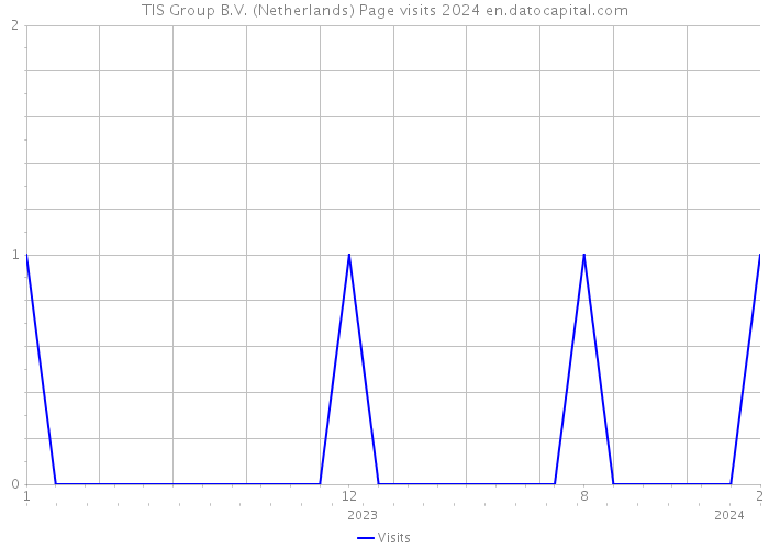 TIS Group B.V. (Netherlands) Page visits 2024 