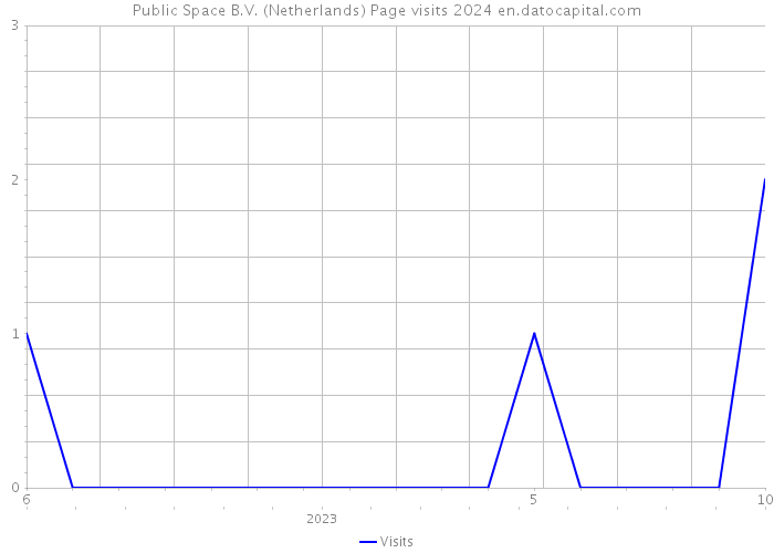 Public Space B.V. (Netherlands) Page visits 2024 