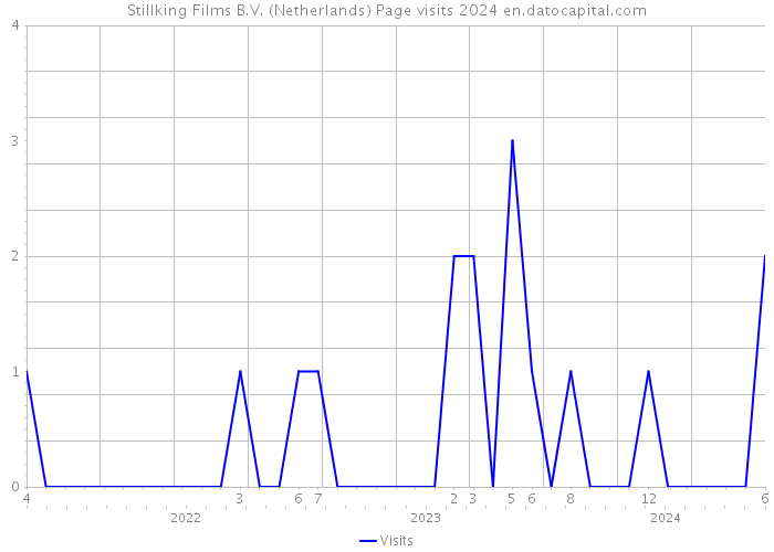 Stillking Films B.V. (Netherlands) Page visits 2024 