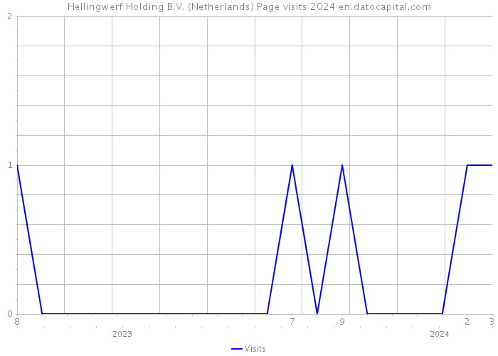 Hellingwerf Holding B.V. (Netherlands) Page visits 2024 