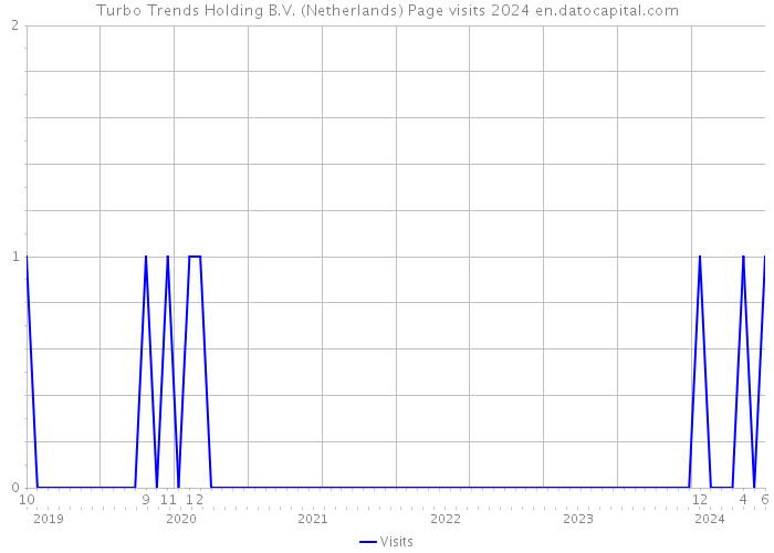 Turbo Trends Holding B.V. (Netherlands) Page visits 2024 