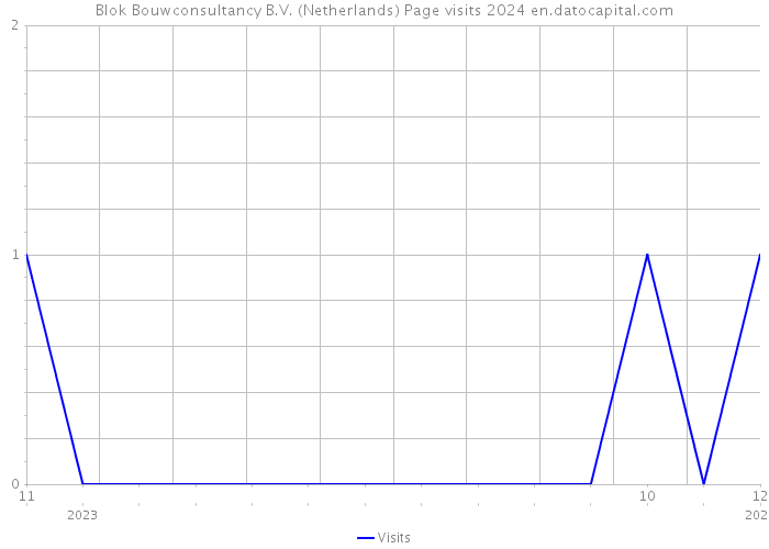 Blok Bouwconsultancy B.V. (Netherlands) Page visits 2024 