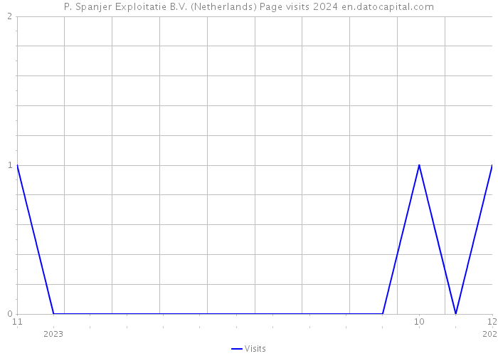 P. Spanjer Exploitatie B.V. (Netherlands) Page visits 2024 