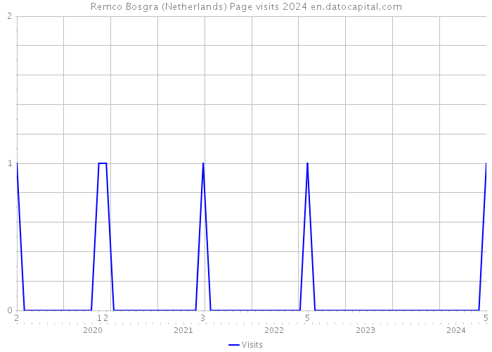 Remco Bosgra (Netherlands) Page visits 2024 