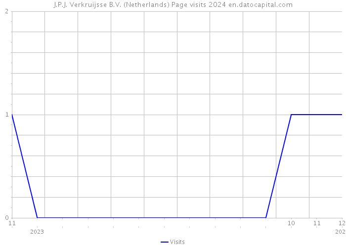 J.P.J. Verkruijsse B.V. (Netherlands) Page visits 2024 