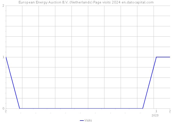 European Energy Auction B.V. (Netherlands) Page visits 2024 