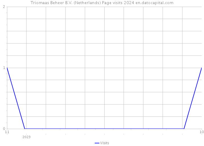 Triomaas Beheer B.V. (Netherlands) Page visits 2024 