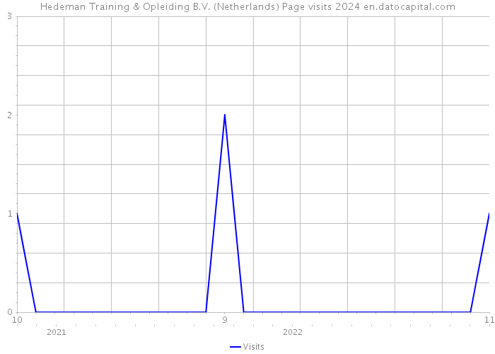Hedeman Training & Opleiding B.V. (Netherlands) Page visits 2024 