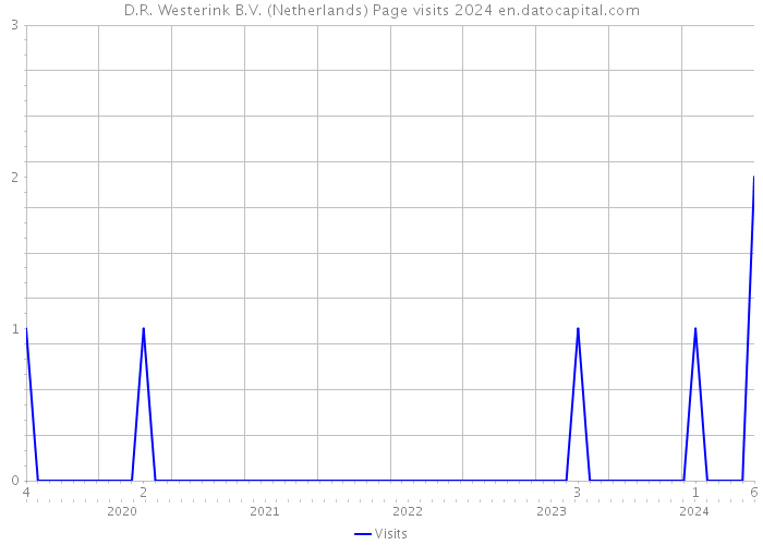 D.R. Westerink B.V. (Netherlands) Page visits 2024 