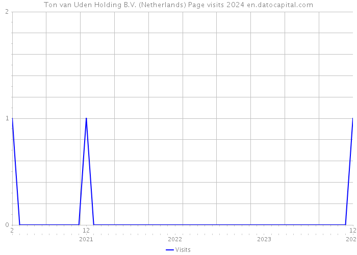 Ton van Uden Holding B.V. (Netherlands) Page visits 2024 