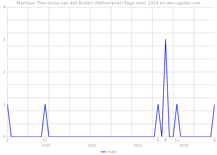 Martinus Theodorus van den Endert (Netherlands) Page visits 2024 