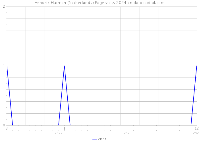 Hendrik Hutman (Netherlands) Page visits 2024 
