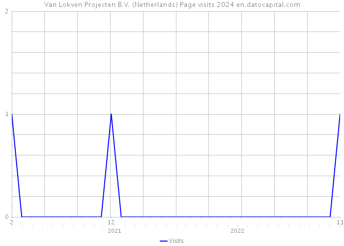 Van Lokven Projecten B.V. (Netherlands) Page visits 2024 