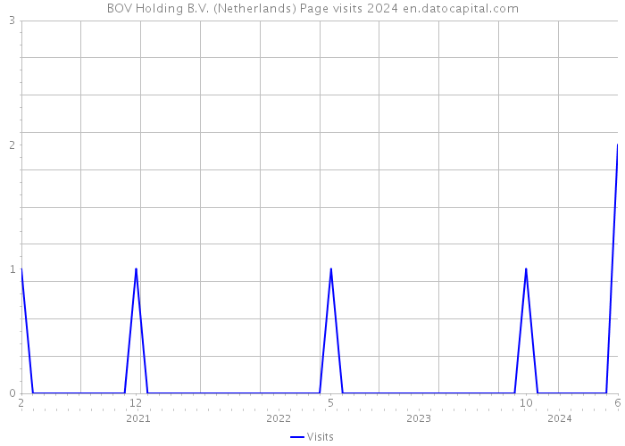 BOV Holding B.V. (Netherlands) Page visits 2024 