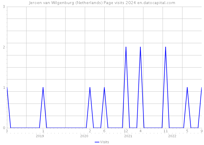 Jeroen van Wilgenburg (Netherlands) Page visits 2024 