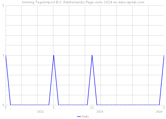 Imming Tegelimport B.V. (Netherlands) Page visits 2024 