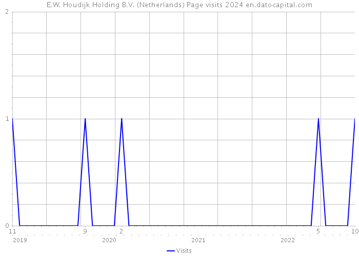 E.W. Houdijk Holding B.V. (Netherlands) Page visits 2024 