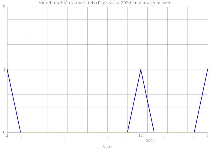 Maradona B.V. (Netherlands) Page visits 2024 