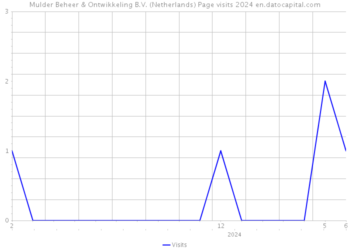 Mulder Beheer & Ontwikkeling B.V. (Netherlands) Page visits 2024 
