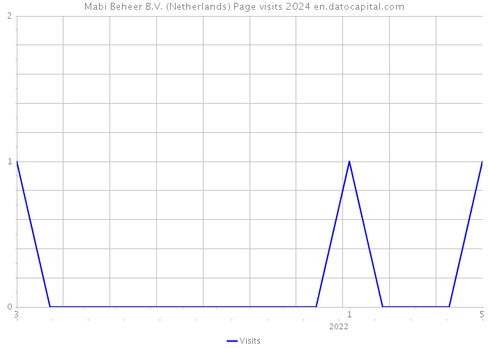 Mabi Beheer B.V. (Netherlands) Page visits 2024 