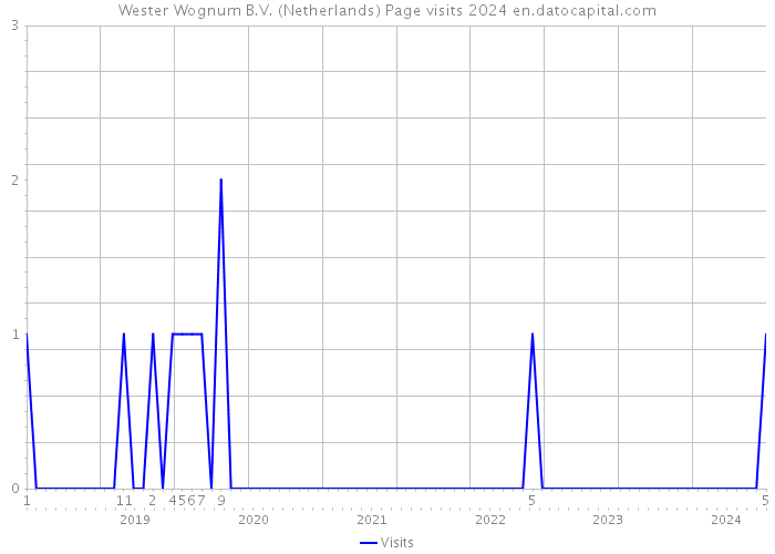 Wester Wognum B.V. (Netherlands) Page visits 2024 