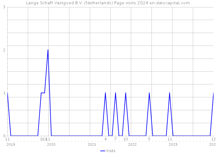 Lange Schaft Vastgoed B.V. (Netherlands) Page visits 2024 
