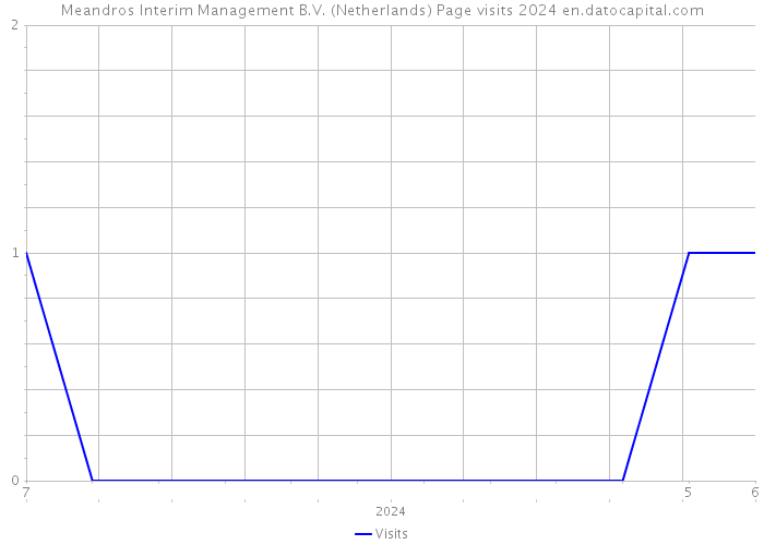 Meandros Interim Management B.V. (Netherlands) Page visits 2024 