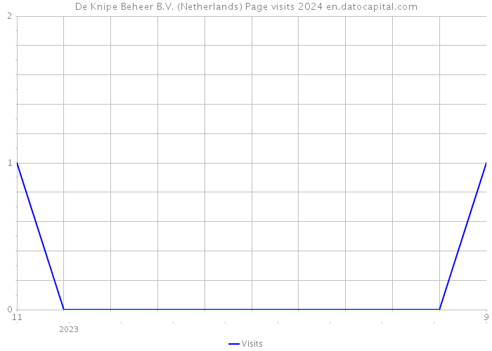 De Knipe Beheer B.V. (Netherlands) Page visits 2024 