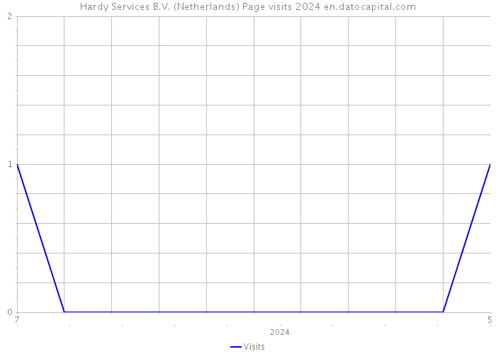 Hardy Services B.V. (Netherlands) Page visits 2024 