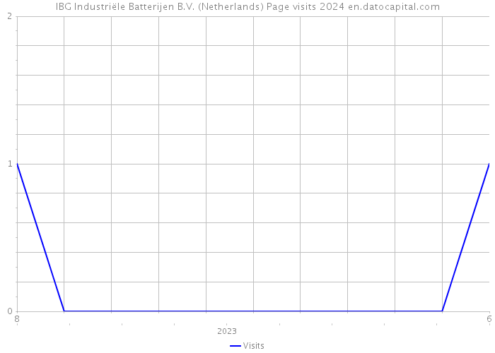 IBG Industriële Batterijen B.V. (Netherlands) Page visits 2024 