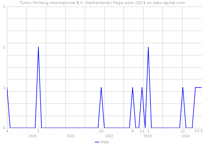 Turbo Holding International B.V. (Netherlands) Page visits 2024 