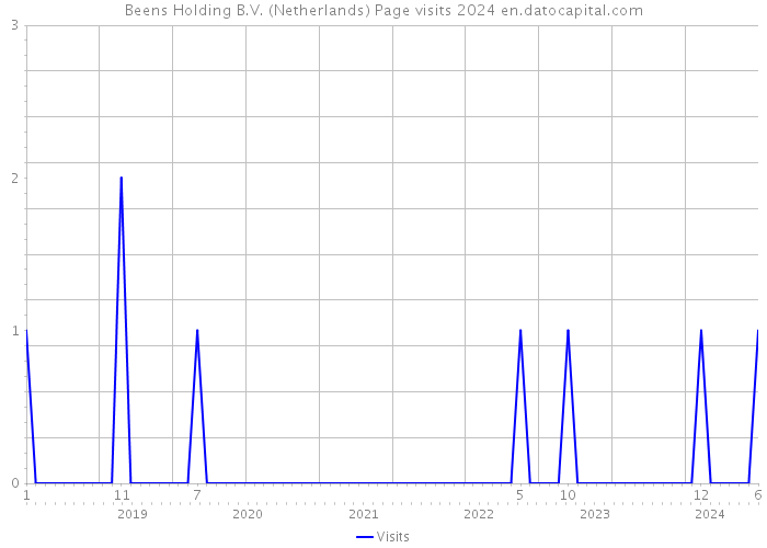 Beens Holding B.V. (Netherlands) Page visits 2024 