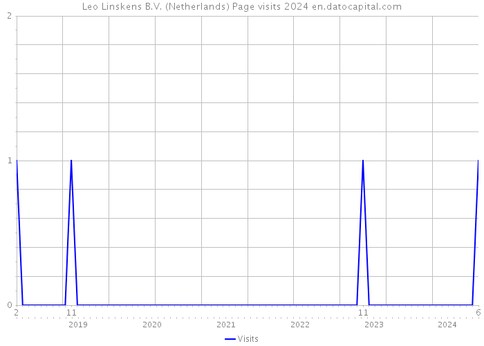 Leo Linskens B.V. (Netherlands) Page visits 2024 