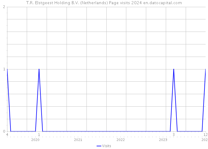 T.R. Elstgeest Holding B.V. (Netherlands) Page visits 2024 
