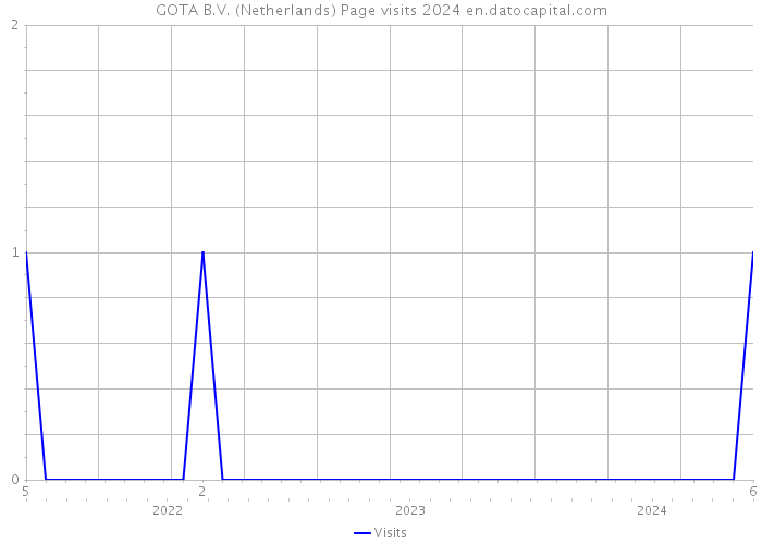 GOTA B.V. (Netherlands) Page visits 2024 