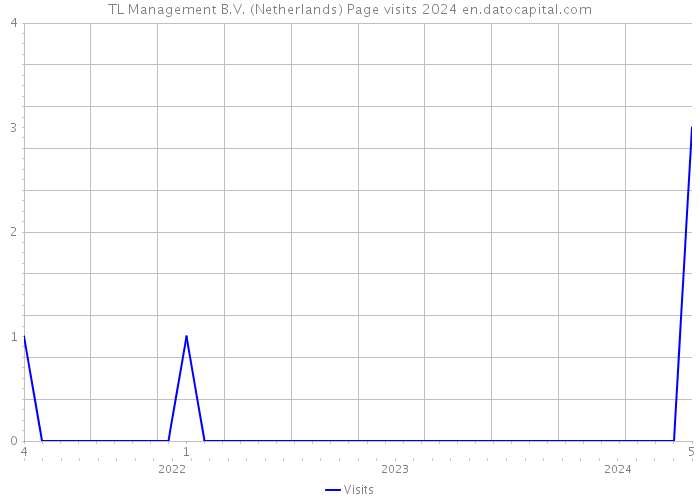 TL Management B.V. (Netherlands) Page visits 2024 