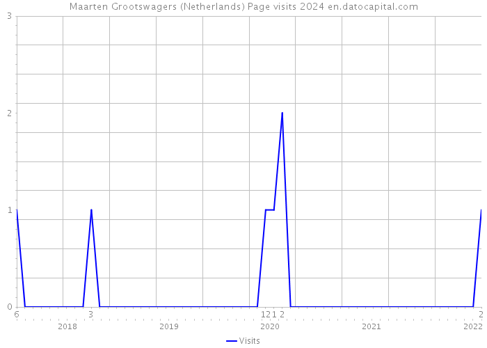 Maarten Grootswagers (Netherlands) Page visits 2024 