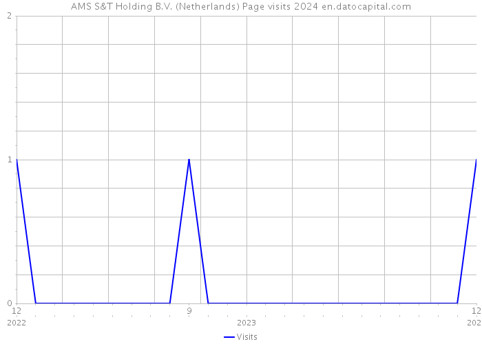 AMS S&T Holding B.V. (Netherlands) Page visits 2024 