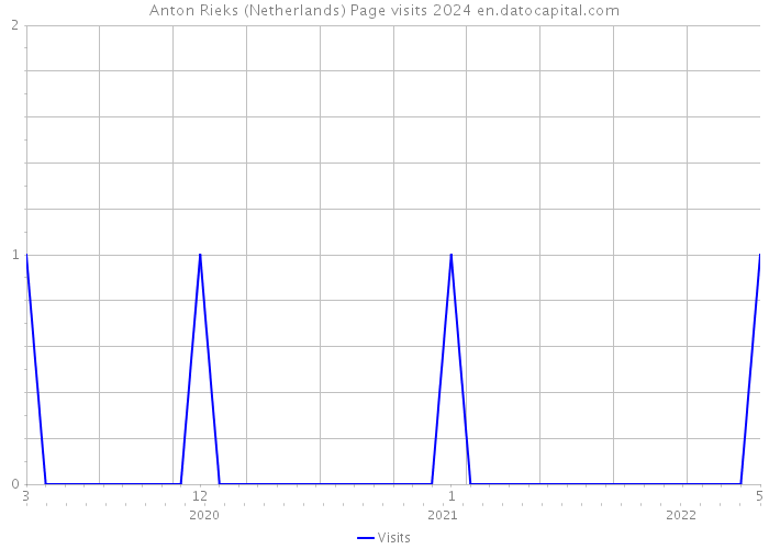 Anton Rieks (Netherlands) Page visits 2024 