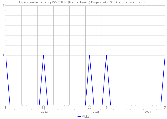 Horecaonderneming WMC B.V. (Netherlands) Page visits 2024 