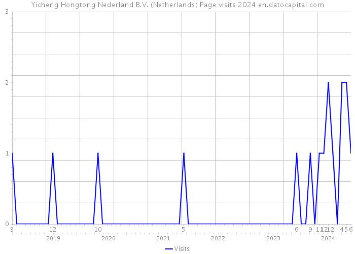 Yicheng Hongtong Nederland B.V. (Netherlands) Page visits 2024 