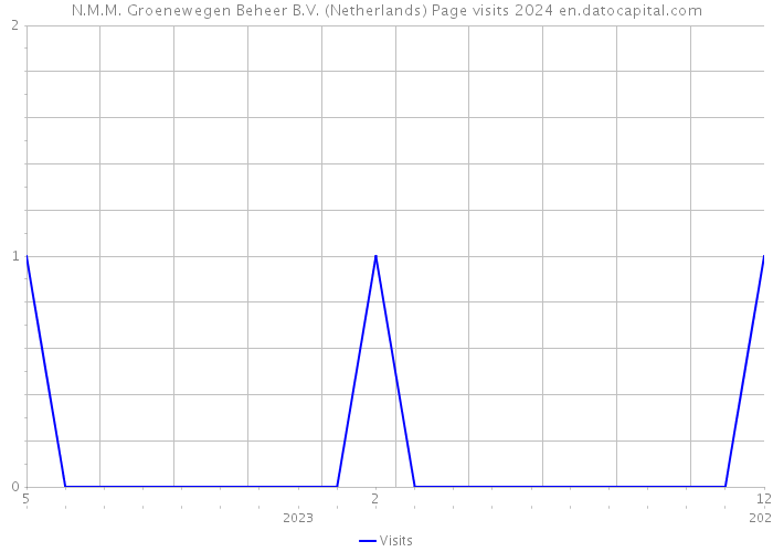 N.M.M. Groenewegen Beheer B.V. (Netherlands) Page visits 2024 